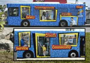 Large display advertising