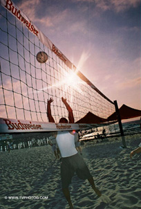 Volley ball, beach competition